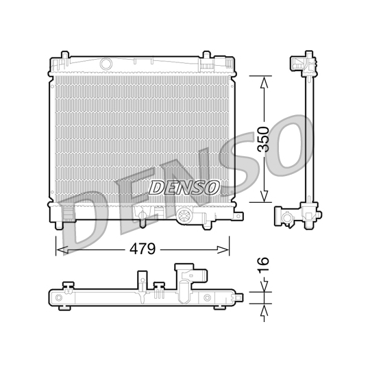 DRM50078 - Kylare, motorkylning 