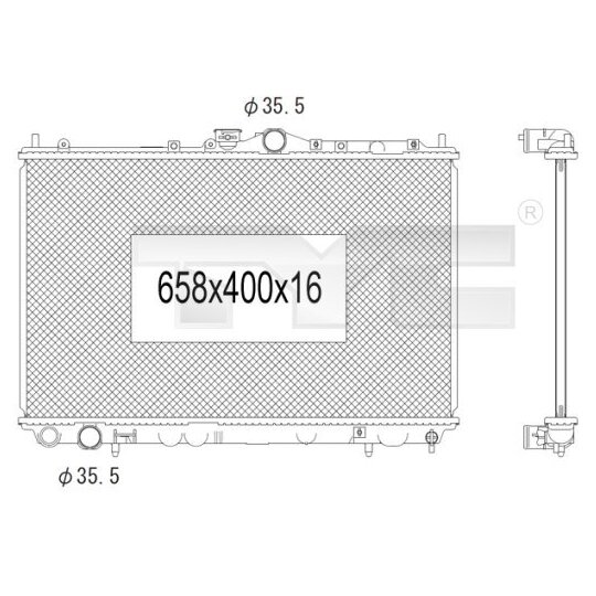 723-1010 - Radiaator, mootorijahutus 