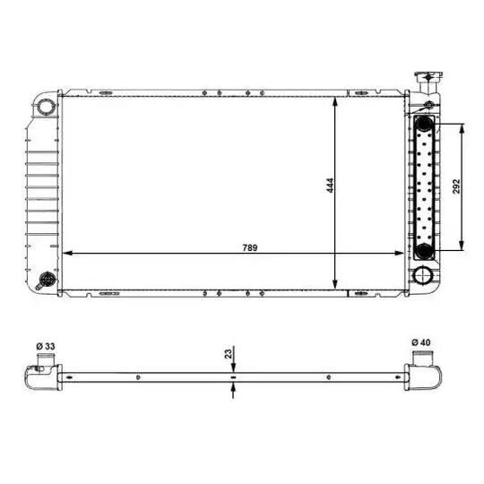 56012 - Radiator, engine cooling 