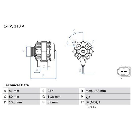 0 986 046 060 - Generator 