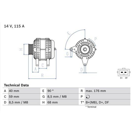 0 986 040 270 - Generaator 