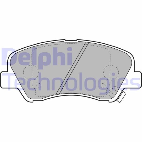 LP2497 - Brake Pad Set, disc brake 