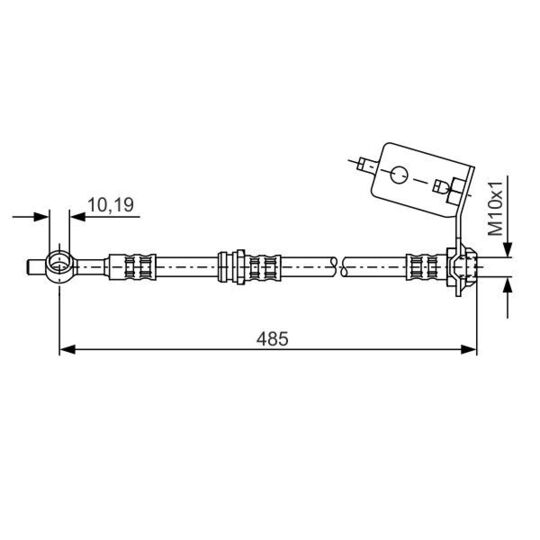 1 987 481 050 - Brake Hose 