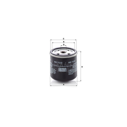 WK 712/2 - Fuel filter 