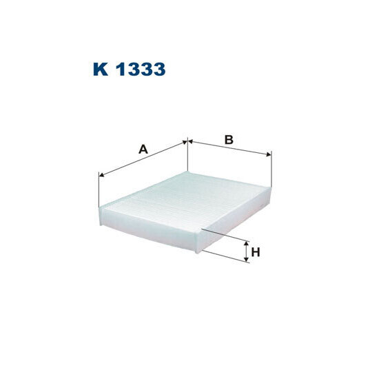 K 1333 - Filter, interior air 