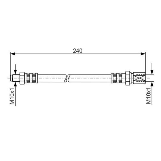 1 987 481 012 - Brake Hose 