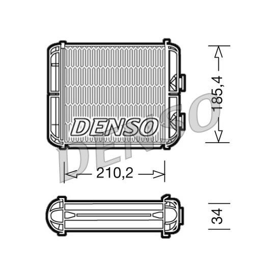 DRR20003 - Heat Exchanger, interior heating 