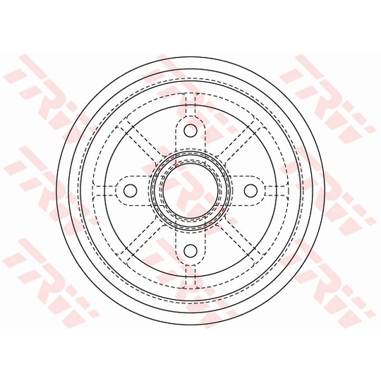 DB4414MR - Brake Drum 