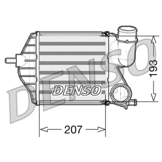 DIT09102 - Intercooler, charger 