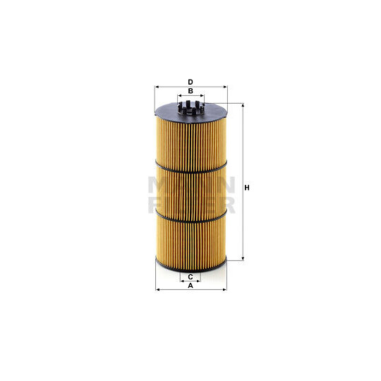 HU 12 001 z - Oil filter 
