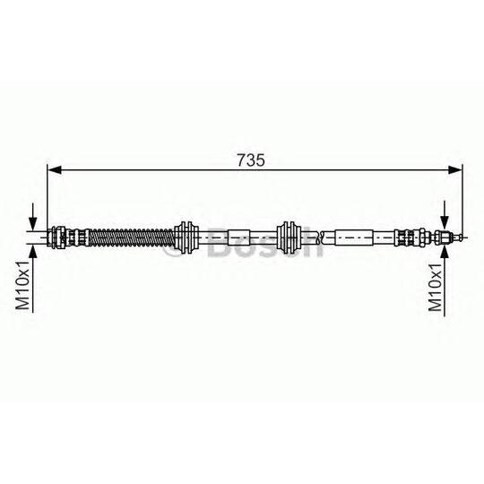 1 987 481 174 - Brake Hose 