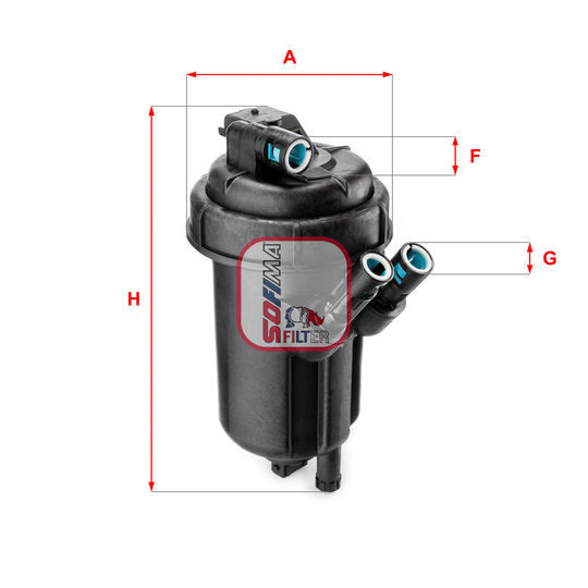 S 1141 GC - Fuel filter 