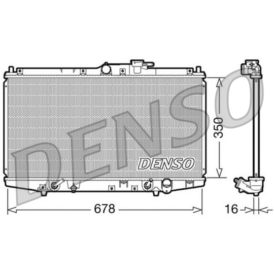 DRM40020 - Radiator, engine cooling 