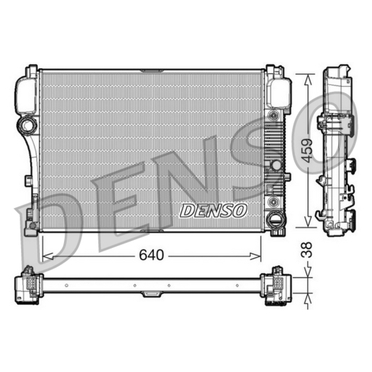 DRM17008 - Radiator, engine cooling 