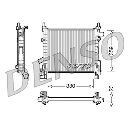 DRM10063 - Radiator, engine cooling 