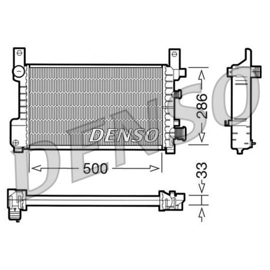 DRM10037 - Radiator, engine cooling 