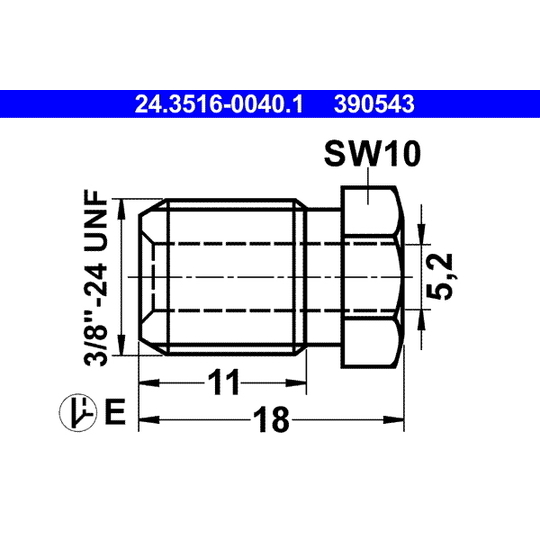 24.3516-0040.1 - Union Bolt 