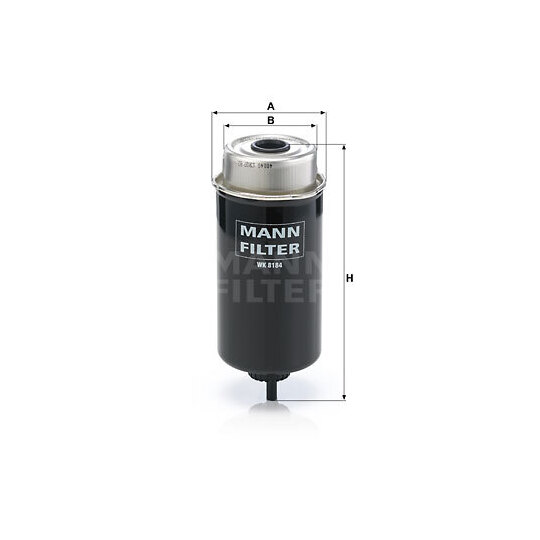 WK 8184 - Fuel filter 