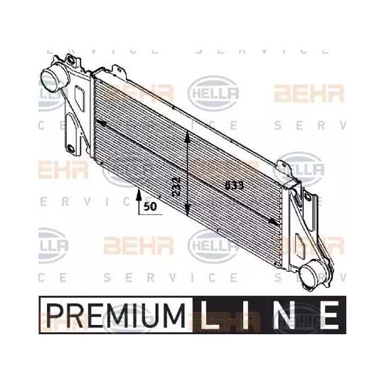 8ML 376 724-291 - Kompressoriõhu radiaator 