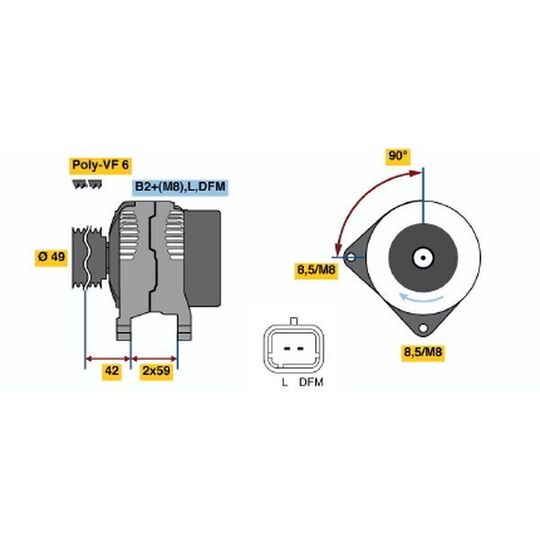 0 986 046 280 - Generator 