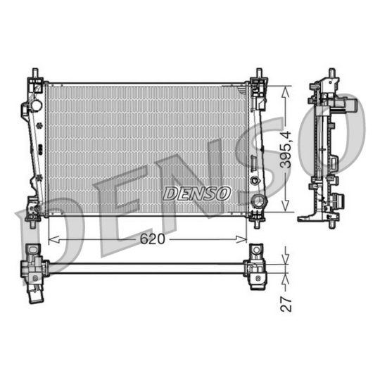 DRM01006 - Radiator, engine cooling 