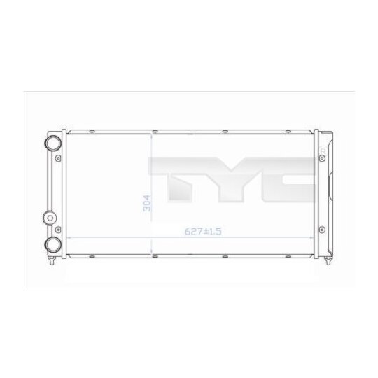 737-0035 - Radiator, engine cooling 