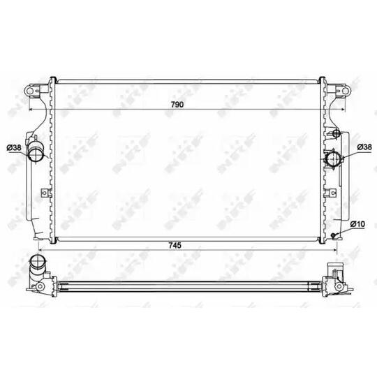 53137 - Radiator, engine cooling 