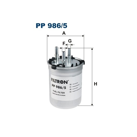 PP 986/5 - Kütusefilter 