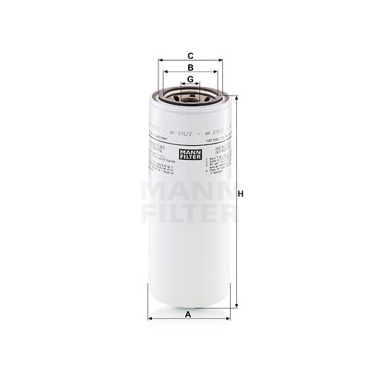 WK 970/2 - Fuel filter 