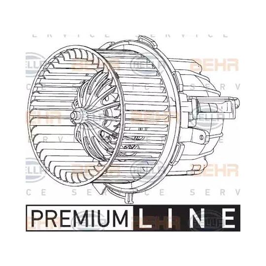 8EW 351 040-261 - Interior Blower 