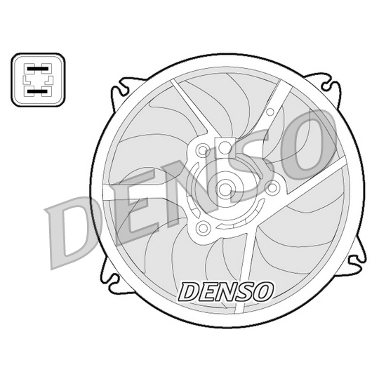 DER07006 - Ventilaator, mootorijahutus 
