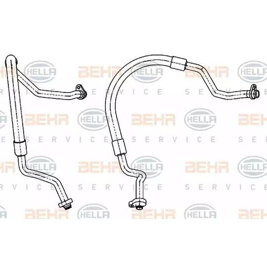 9GS 351 338-561 - Low Pressure Line, air conditioning 