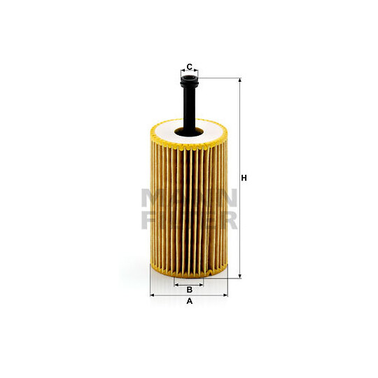 HU 612 x - Oil filter 