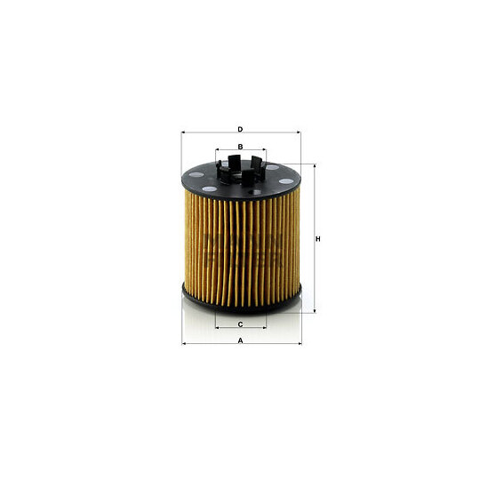 HU 712/6 x - Oil filter 