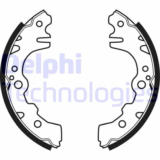 LS2052 - Brake Shoe Set 