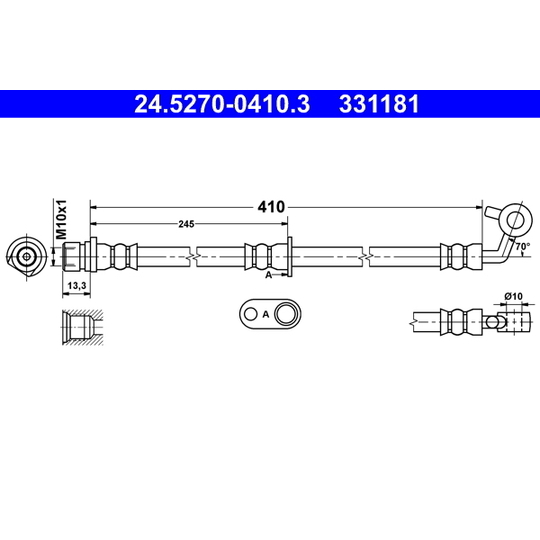 24.5270-0410.3 - Bromsslang 