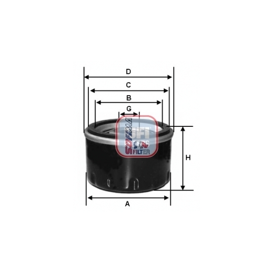 S 1410 R - Oil filter 