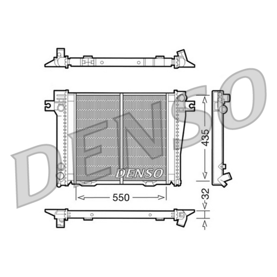 DRM05036 - Radiator, engine cooling 