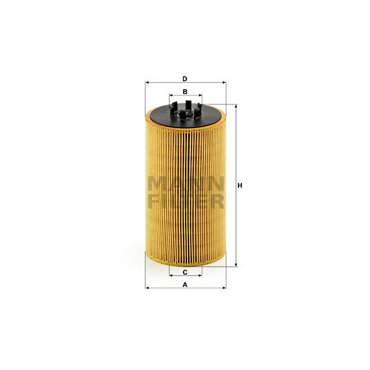 HU 13 125 x - Oil filter 