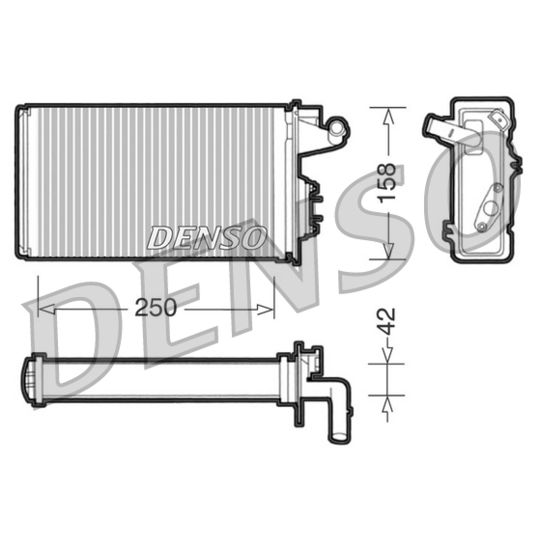 DRR09010 - Heat Exchanger, interior heating 