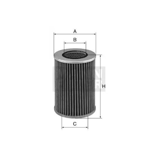 HD 1258/2 - Filter, operating hydraulics 