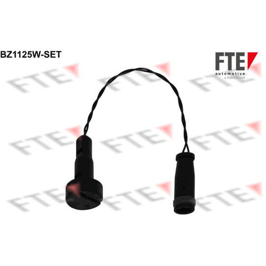 BZ1125W-SET - Hoiatuskontakt, piduriklotsi kulumine 