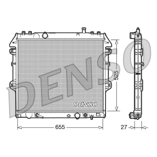 DRM50045 - Radiator, engine cooling 