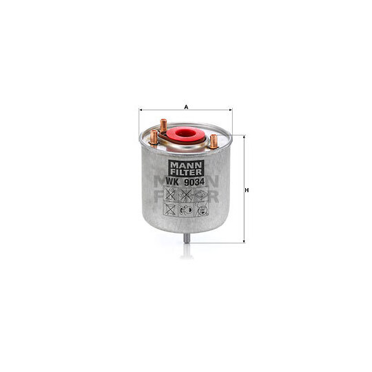 WK 9034 z - Fuel filter 