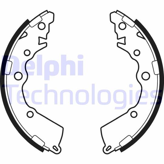 LS2068 - Brake Shoe Set 