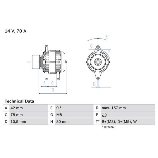 0 986 047 200 - Generator 