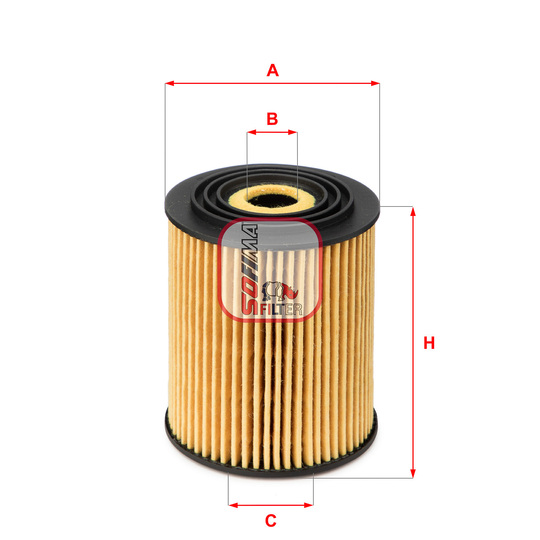 S 5034 PE - Oil filter 