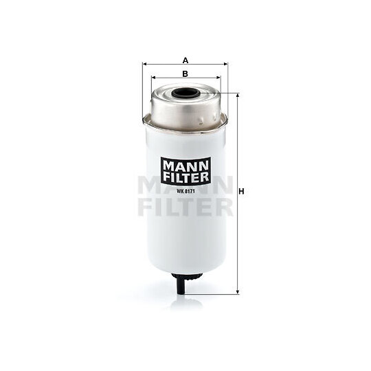 WK 8171 - Fuel filter 