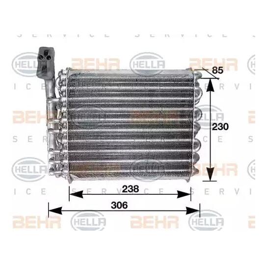 8FV 351 210-461 - Evaporator, air conditioning 
