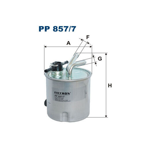 PP 857/7 - Kütusefilter 